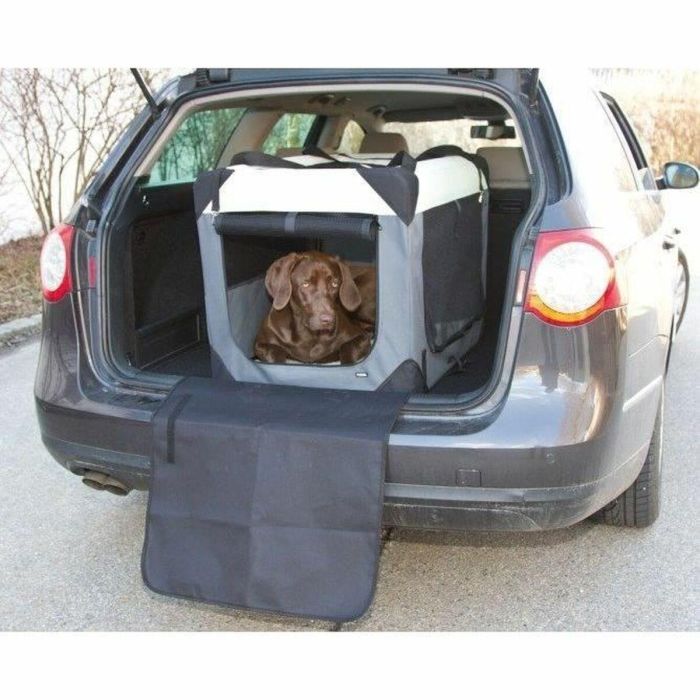 Kerbl AUC4018653805978 Caja de transporte Journey, 70 x 52 x 52 cm, Gris y Beige 3 Kerbl AUC4018653805978 Caja de transporte Journey, 70 x 52 x 52 cm, Gris y Beige 3