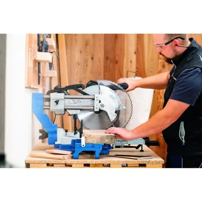 Scheppach Sierra Ingletadora Radial HM305SL 2000 W 305 mm Madera 2