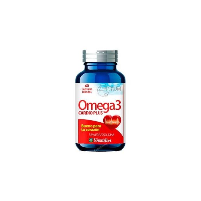 Zentrum Omega 3 Cardio Plus 60 Cápsulas con EPA y DHA para Salud Cardiovascular