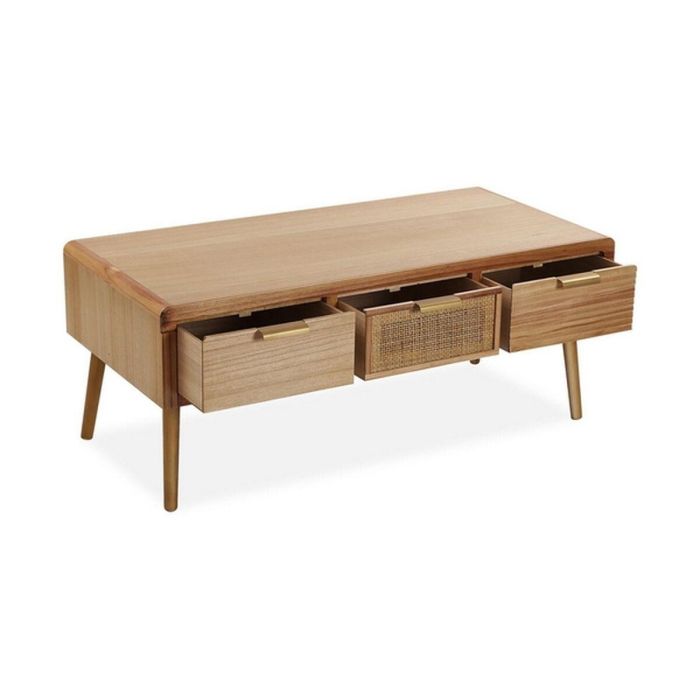 Mesa auxiliar Ratán Madera de Paulonia (50 x 45 x 110 cm) 4