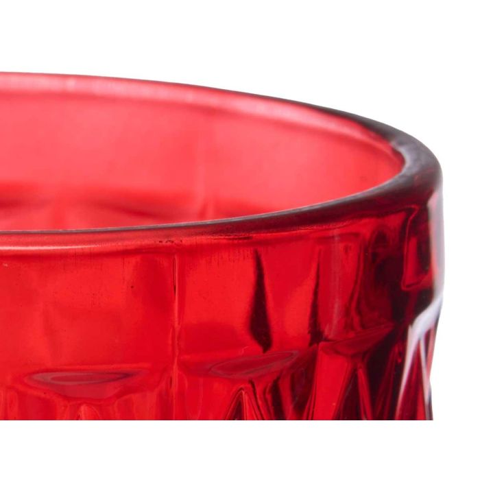 Vaso Diamante Rojo 370 Ml Vivalto 8X12CM (24 Unidades) 3 Vaso Diamante Rojo 370 Ml Vivalto 8X12CM (24 Unidades) 3