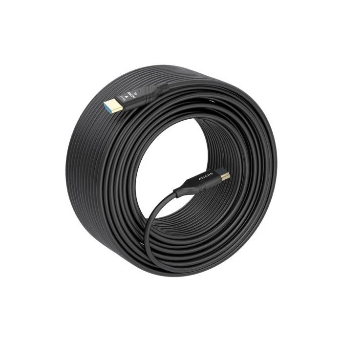 AISENS - CABLE HDMI V2.0 AOC PREMIUM ALTA VELOCIDAD / HEC 4K@60HZ 18GBPS, A/M-A/M, NEGRO, 15M 1