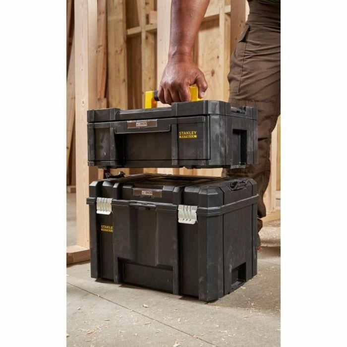 Stanley Caja de Cajones Grande TSTAK-Fatmax con 6 Compartimentos Extraíbles, 9.5 L - FMST1-71968 1 Stanley Caja de Cajones Grande TSTAK-Fatmax con 6 Compartimentos Extraíbles, 9.5 L - FMST1-71968 1