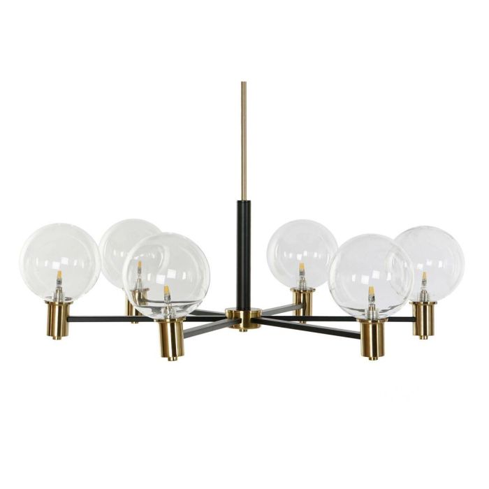 Lampara Techo Moderno DKD Home Decor Negro Dorado 83 x 128 x 83 cm 3 Lampara Techo Moderno DKD Home Decor Negro Dorado 83 x 128 x 83 cm 3