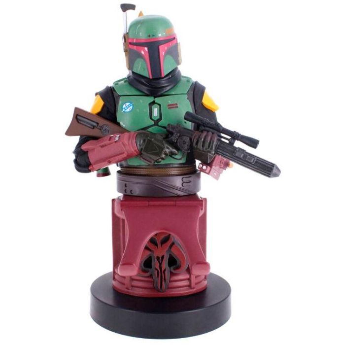 EXQUISITE GAMING Cable Guy Soporte Boba Fett The Book of Boba Fett Star Wars Figura 20cm EXQUISITE GAMING Cable Guy Soporte Boba Fett The Book of Boba Fett Star Wars Figura 20cm