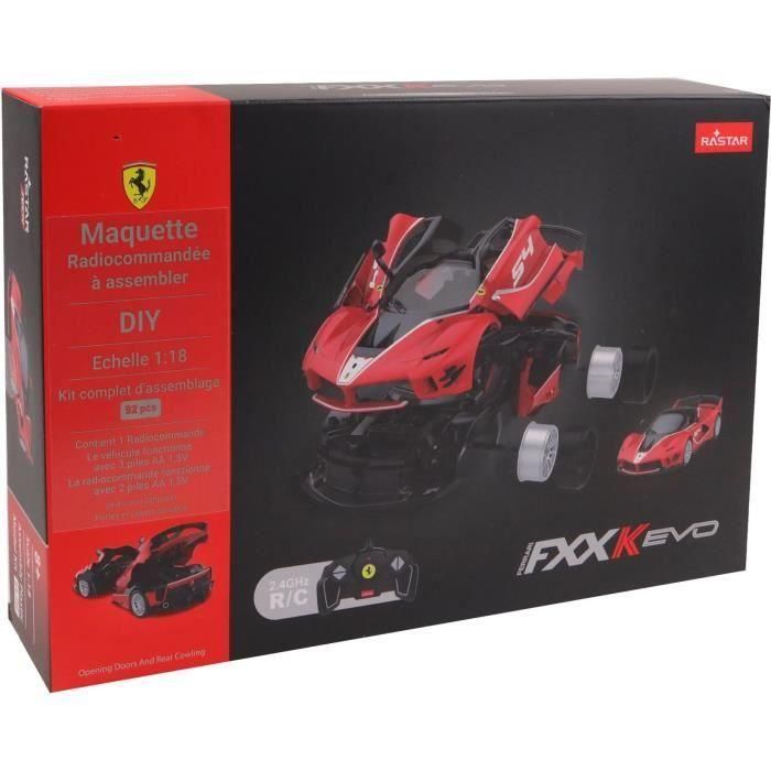 TURBO CHALLENGE TUR3301040956416 Coche Teledirigido Ferrari FXX K Evo Kit de Montaje Rojo 1/18 1