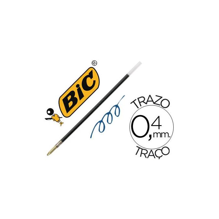 Bic Recambio Bolígrafo De Peana Tinta Azul -50U-