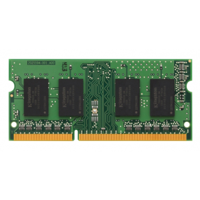 Kingston KVR16LS11/4 Memoria RAM SODIMM 4GB DDR3L 1600MHz PC3L-12800 CL11 1.35V Bajo Voltaje 204 Pines