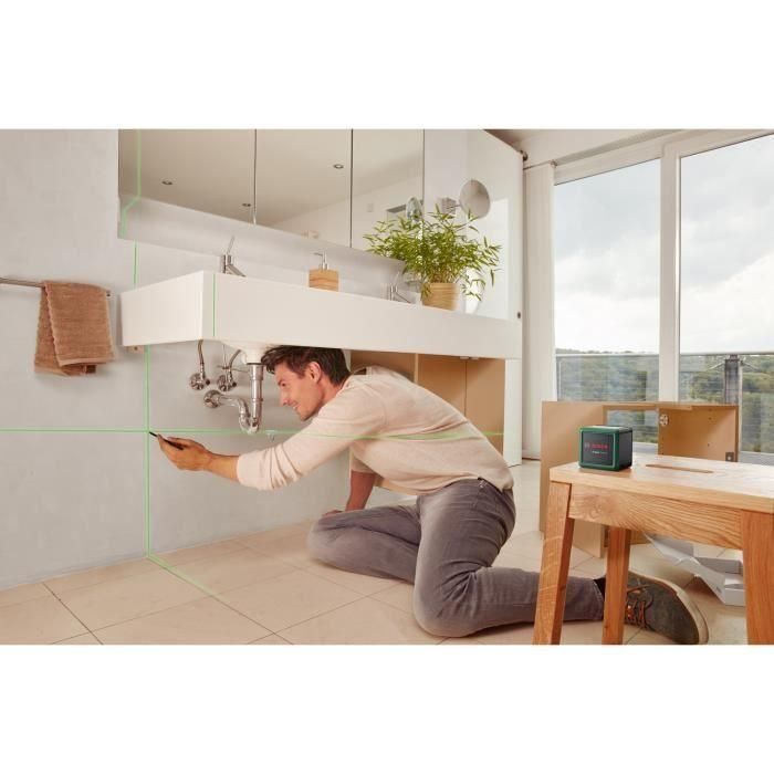 Bosch Quigo verde Nivel Láser de Líneas Cruzadas Autonivelante Haz Verde Alcance 12m Alta Visibilidad Incluye 2 Pilas 4 Bosch Quigo verde Nivel Láser de Líneas Cruzadas Autonivelante Haz Verde Alcance 12m Alta Visibilidad Incluye 2 Pilas 4