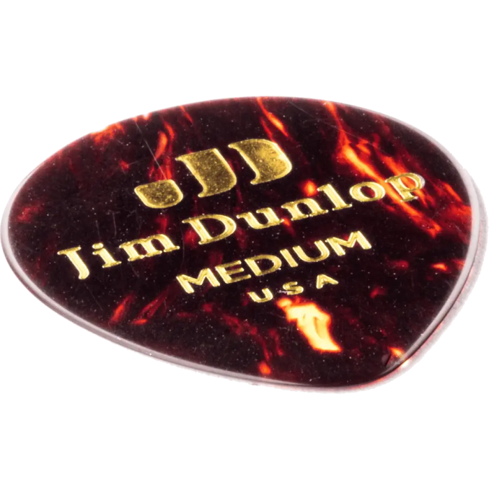 Dunlop Pack 12 Púas Genuine Celluloid Teardrop Medium 1