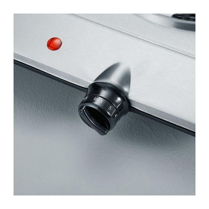 Severin DK1014 Placa de Cocción de Hierro Fundido Independiente - Acero Inoxidable 2500W, 46x7.7x29 cm 2 Severin DK1014 Placa de Cocción de Hierro Fundido Independiente - Acero Inoxidable 2500W, 46x7.7x29 cm 2