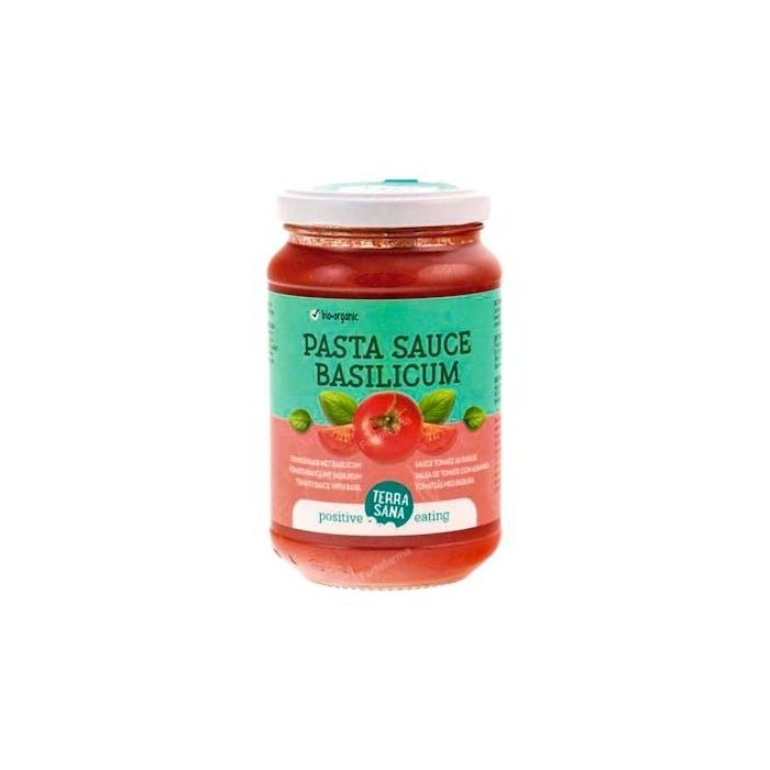 Terrasana Salsa De Tomate Con Albahaca Bio 340 Gr