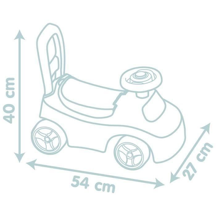 Little Smoby - Portacoches - Caja debajo del sillín + asiento - Bocina - A partir de 10 años - Fabricado en Francia 3 Little Smoby - Portacoches - Caja debajo del sillín + asiento - Bocina - A partir de 10 años - Fabricado en Francia 3