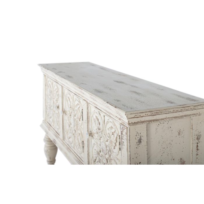 Giner y Colomer Consola de Madera de Mango Blanco Decapé 148 cm 6