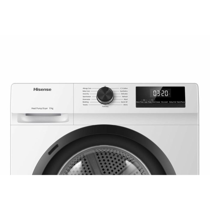 Secadora de condensación Hisense DHQE800BW2 1 Secadora de condensación Hisense DHQE800BW2 1