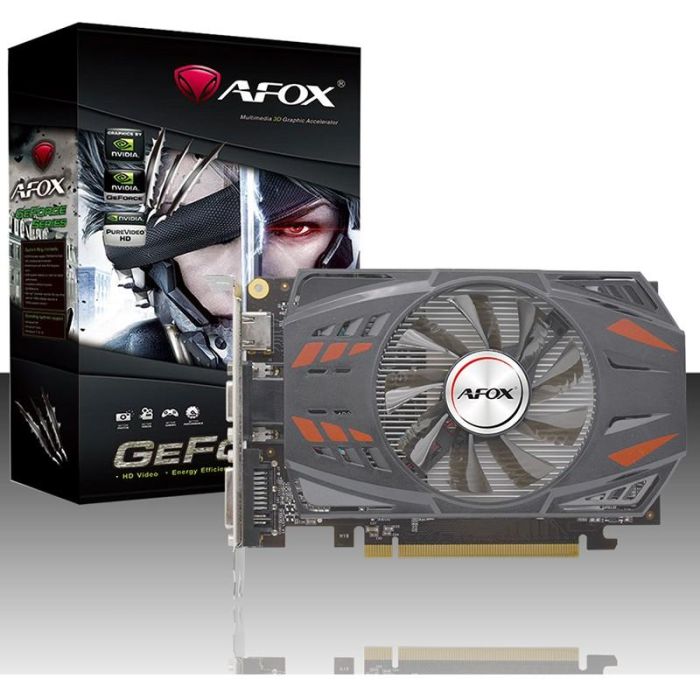 Afox AF730-4096D3L3-V2 Tarjeta Gráfica GeForce GT 730 LP V2 con 4 GB GDDR3, 128 bit, PCI Express 2.0 3