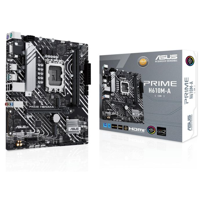 ASUS Prime H610M-A-CSM LGA 1700 DDR5 HDMI PCIe 4.0 4SATA3 USB3.2 MATX 2