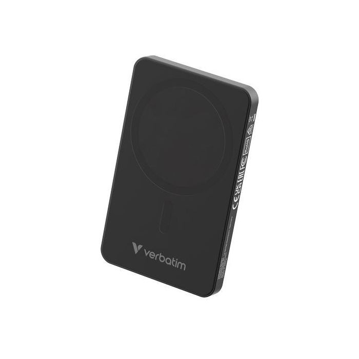 Verbatim Cargador Inalambrico Power Bank 5K Mah 1Xusb-C Negro