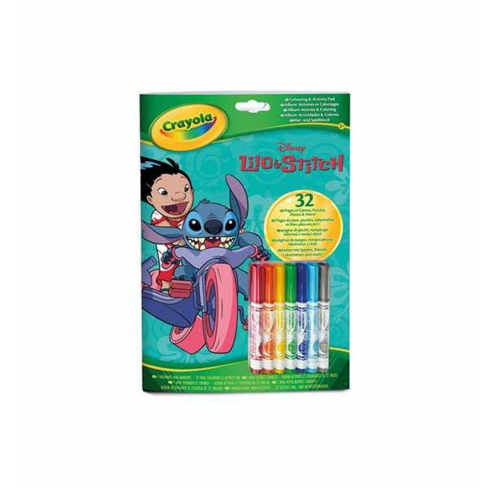 Libro actividades y colorear lilo & stitch con 7 rotuladores Libro actividades y colorear lilo & stitch con 7 rotuladores