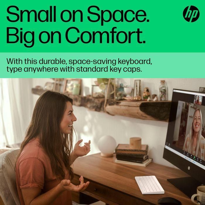 HP 350 Teclado Inalámbrico Bluetooth Compacto Multi-Dispositivo, Cómodo y Portátil para Productividad en PC, Portátil, Tablet y Móvil 6 HP 350 Teclado Inalámbrico Bluetooth Compacto Multi-Dispositivo, Cómodo y Portátil para Productividad en PC, Portátil, Tablet y Móvil 6