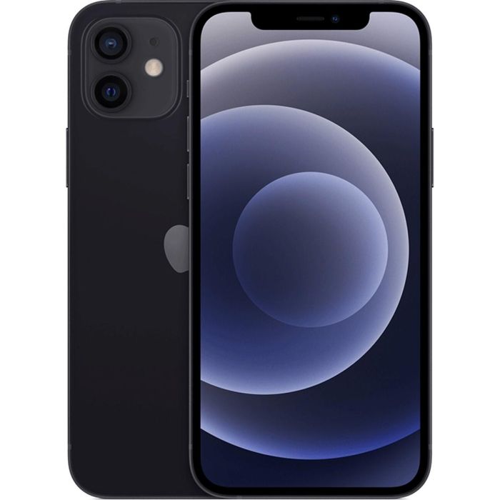 Apple iPhone 12 256GB Negro Reacondicionado - Pantalla Super Retina XDR, Chip A14 Bionic, Resistencia al Agua IP68