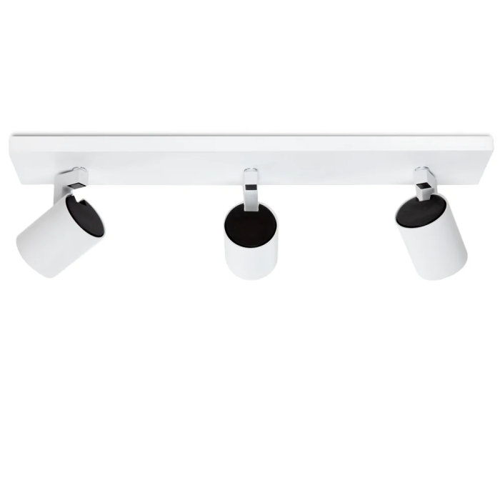 Aplique de Pared "Lumiastra" Blanco Orientable Aluminio 3xGU10 Sin Bombilla 2 Aplique de Pared "Lumiastra" Blanco Orientable Aluminio 3xGU10 Sin Bombilla 2