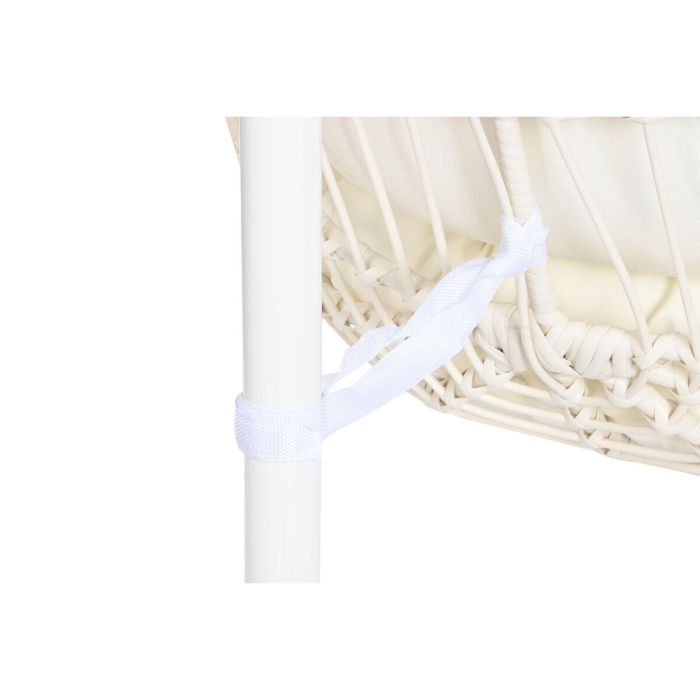 Sillon Colgante Terraza Y Jardin DKD Home Decor Blanco 80 x 100 x 60 cm 3 Sillon Colgante Terraza Y Jardin DKD Home Decor Blanco 80 x 100 x 60 cm 3