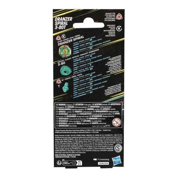 Hasbro HAS1723588221555 Beyblade X Dranzer Spiral 3-80T Anniversary X-Over Spinning Top and Launcher, Peonza Desmontable para 8+ años 3