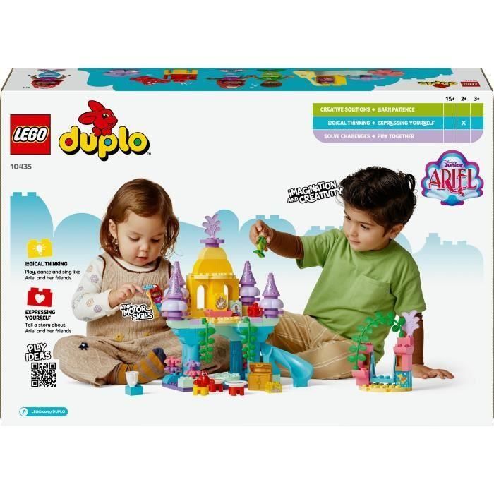 LEGO 10435 DUPLO Disney La Sirenita Ariel: El Palacio Mágico Subacuático - Set de Construcción con Figura de Ariel 5