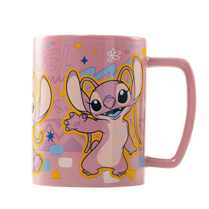 Taza funda de peluche Angel Disney 440ml 5
