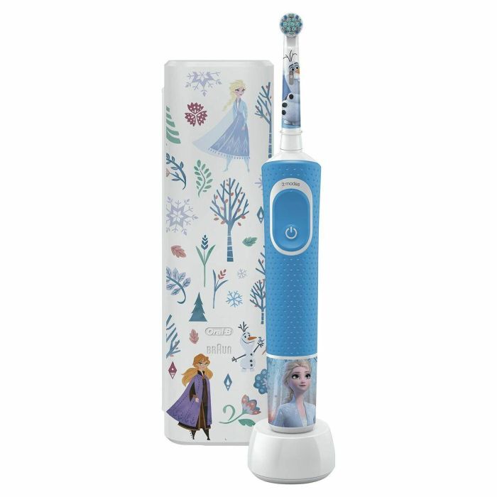 Cepillo de dientes eléctrico - ORAL-B - Niños 1 mango Frozen - 1 cabezal - 1 estuche de viaje - A partir de 3 años 6