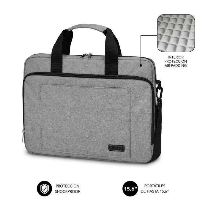 SUBBLIM vAir Padding Laptop bag 15,6" Grey