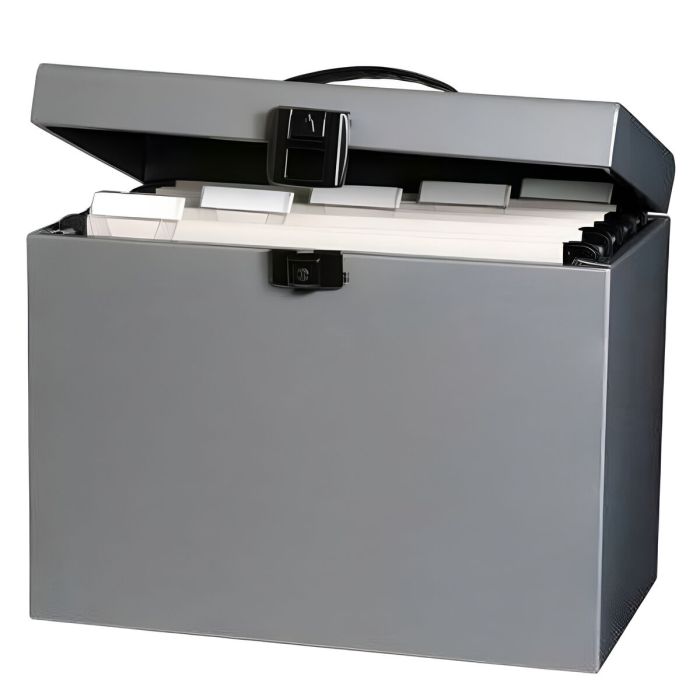 Caja de Archivo Oxford Class n Go Gris A4 29,5 x 37 x 22 cm (3 Unidades) 1 Caja de Archivo Oxford Class n Go Gris A4 29,5 x 37 x 22 cm (3 Unidades) 1