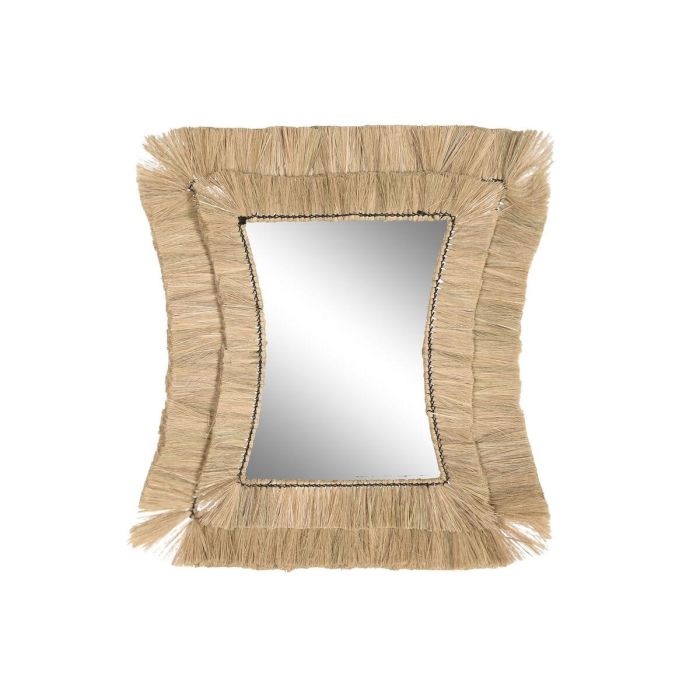 Espejo de pared DKD Home Decor 62 x 4 x 70 cm Cristal Bali Jute 0 Espejo de pared DKD Home Decor 62 x 4 x 70 cm Cristal Bali Jute 0