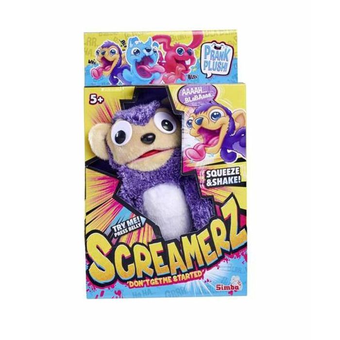 Peluche screamerz mono con sonido. nunca habrá un momento aburrido! 30 cm Peluche screamerz mono con sonido. nunca habrá un momento aburrido! 30 cm