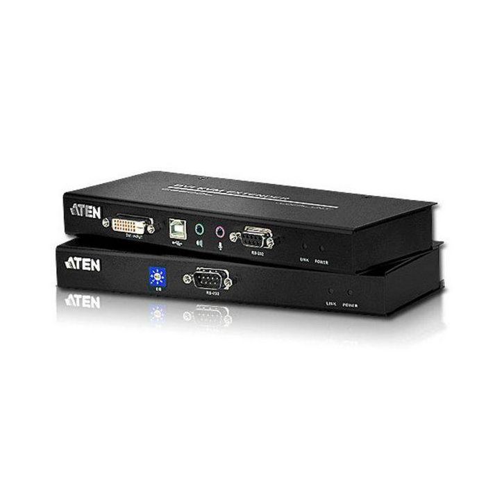 Aten USB DVI KVM Extender with Audio and RS-232 (60m) 0 Aten USB DVI KVM Extender with Audio and RS-232 (60m) 0