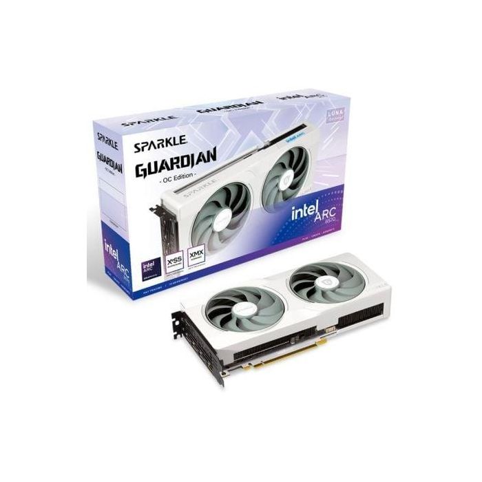 Tarjeta Gráfica Sparkle Intel Arc B570 Guardian Luna OC Edition/ 10GB GDDR6 Tarjeta Gráfica Sparkle Intel Arc B570 Guardian Luna OC Edition/ 10GB GDDR6