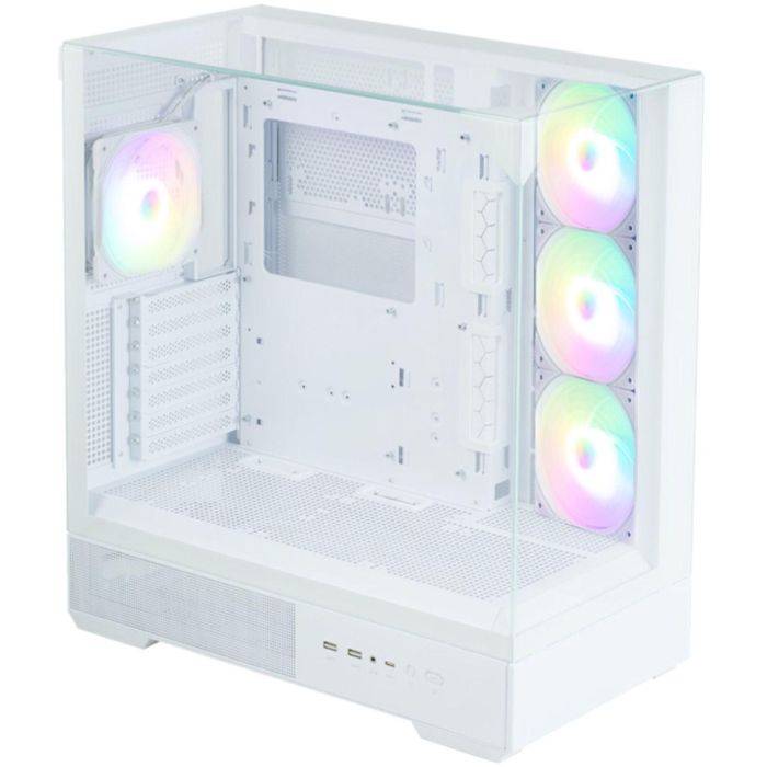 Zalman ZAL8800263650651 P40 Prism Plus. Caja Semitorre ATX sin Fuente de Alimentación - Blanco 1