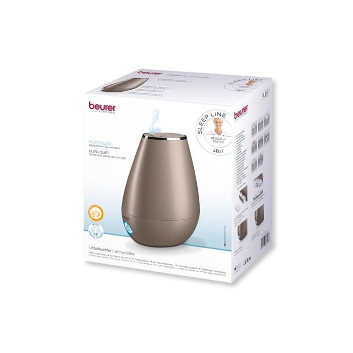 Beurer LB-37 TOFFEE Humidificador de Aire con Tecnología de Ultrasonido, Silencioso y Bajo Consumo, Apto para Aceites Aromáticos 1 Beurer LB-37 TOFFEE Humidificador de Aire con Tecnología de Ultrasonido, Silencioso y Bajo Consumo, Apto para Aceites Aromáticos 1