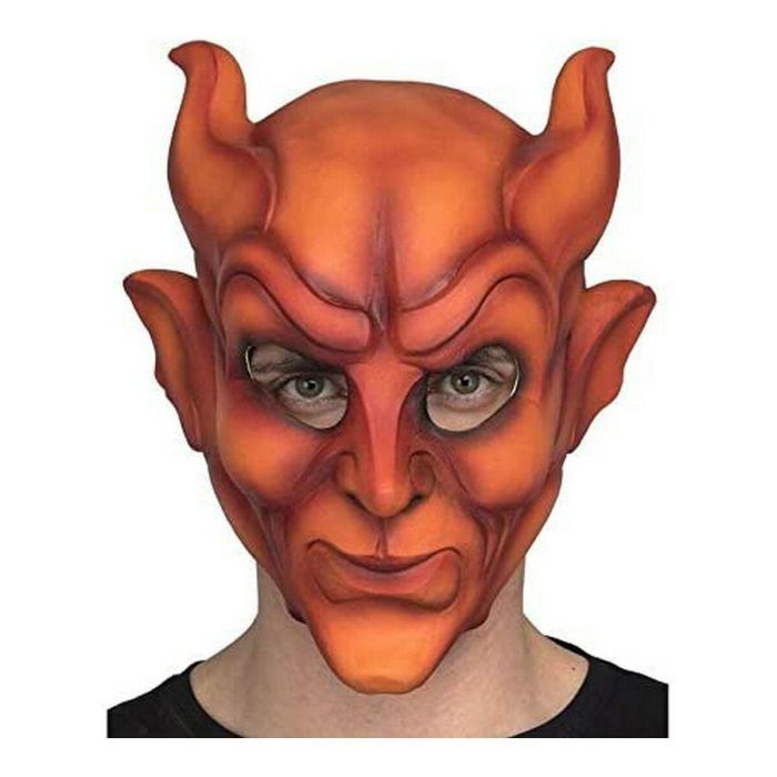 Full devil latex mask one size