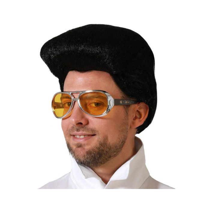 Gafas Redondas Amarillas Plástico Translúcido Estilo Vintage Años 60 70 Flower Power