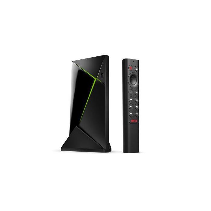 NVIDIA SHIELD TV Pro - Reproductor Streaming 4K HDR Dolby Vision Atmos AI Upscaling, Procesador Tegra X1+, Android TV, Google Assistant, 3GB RAM, Gigabit