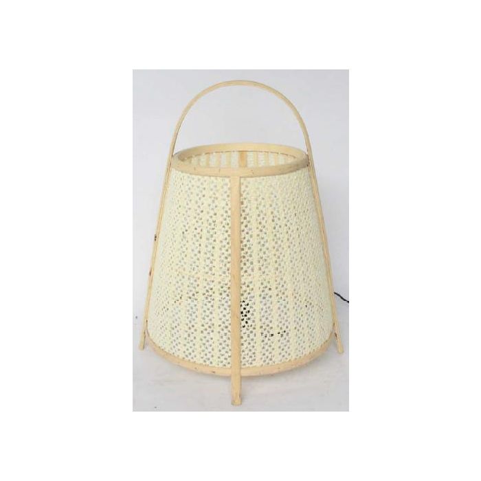 Lampara Techo Tropical DKD Home Decor Crema Natural 47 x 64 x 47 cm