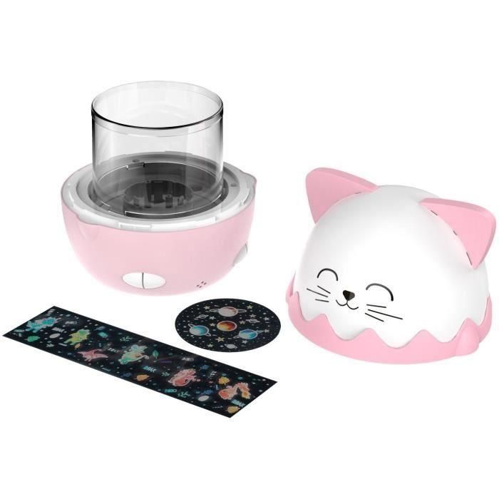 Luz nocturna musical inalámbrica - BIGBEN - Cat - Proyección 360°, 13 películas, 8 melodías, Mando a distancia, Batería USB-C 3 Luz nocturna musical inalámbrica - BIGBEN - Cat - Proyección 360°, 13 películas, 8 melodías, Mando a distancia, Batería USB-C 3