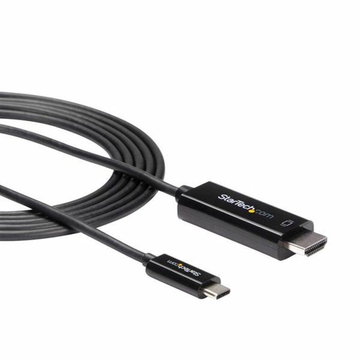 Adaptador USB C a HDMI Startech CDP2HD2MBNL Negro (2 m) Adaptador USB C a HDMI Startech CDP2HD2MBNL Negro (2 m)