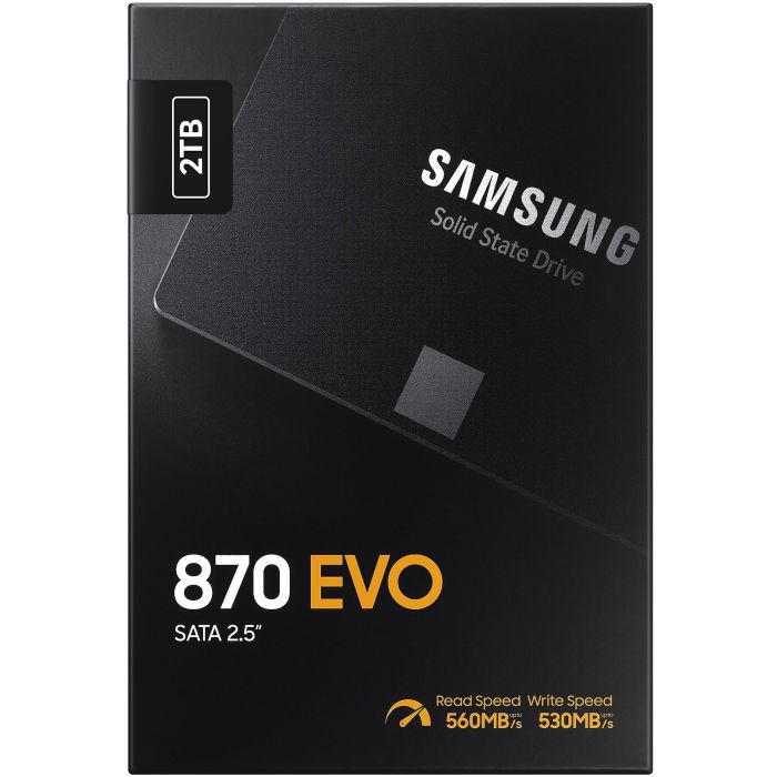 Samsung 870 EVO SSD 2 TB 2.5" SATA III V-NAND MLC - Unidad Estado Sólido para PC y Portátil con Alto Rendimiento 5