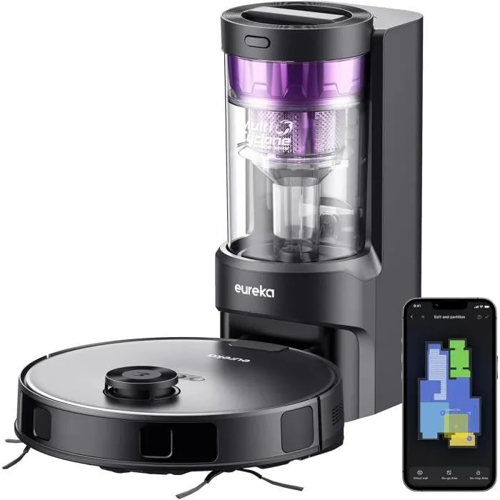 Eureka Aspiradora Robot E10S Negro 4000 Pa 180 min 200 ml EUR1726223304412 0 Eureka Aspiradora Robot E10S Negro 4000 Pa 180 min 200 ml EUR1726223304412 0