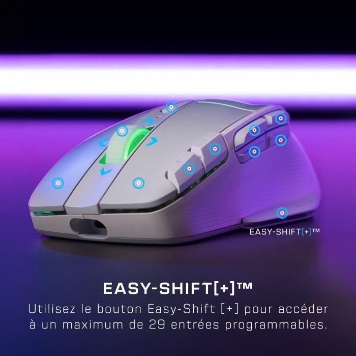 Ratón inalámbrico para juegos - TURTLE BEACH - Kone XP Air - Con estación de carga - Blanco 5 Ratón inalámbrico para juegos - TURTLE BEACH - Kone XP Air - Con estación de carga - Blanco 5