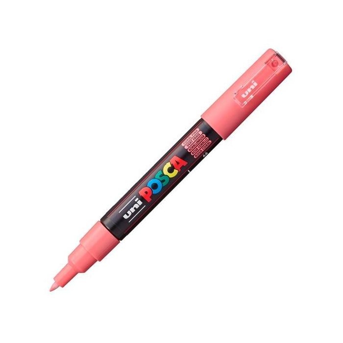 Posca Marcador Pc-1M No Permanente Punta Fina 0.7-1 mm Rosa Coral