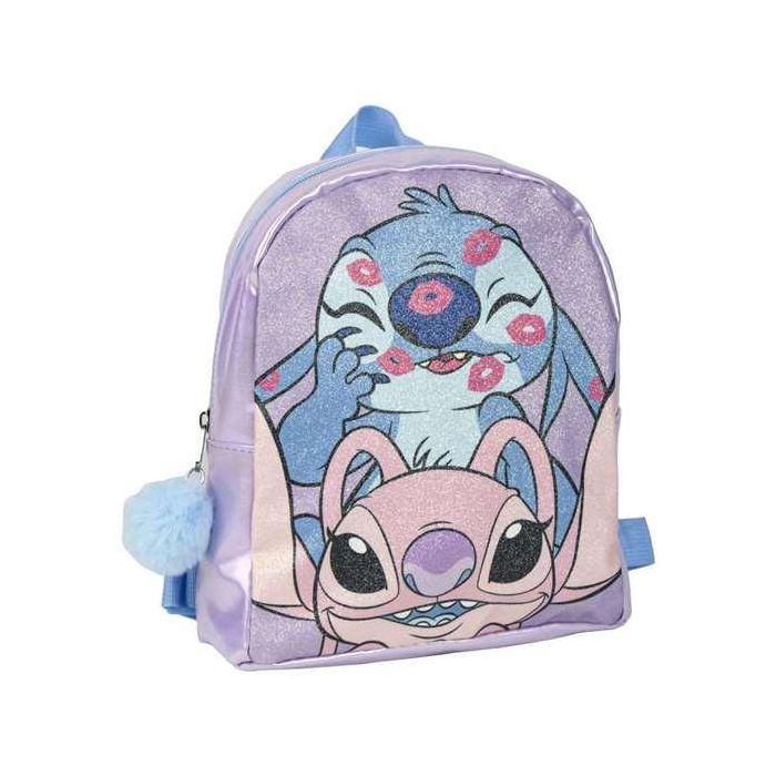 Mochila Casual Stitch Morado 19 x 23 x 8 cm